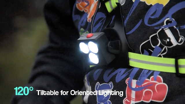 Husgw Lampe De Course à Pied LED Rechargeable Par USB Pour