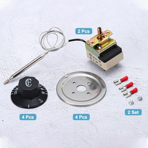 Termostato capilar ajustable para regular la temperatura de refrigeradores y hornos 4