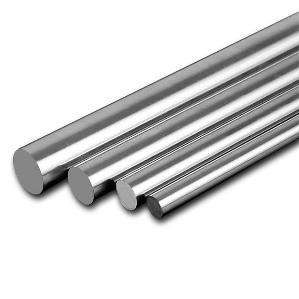 XTYPE 6mm 8mm 10mm 12mm Cylindrique Arbre Linéaire Chromé Doublure Arbre 100/200/300/400/500mm, Convient for CNC, Impression 3D, Accessoires de Machine de Gravure (Color : 6mm, Size : 500mm)