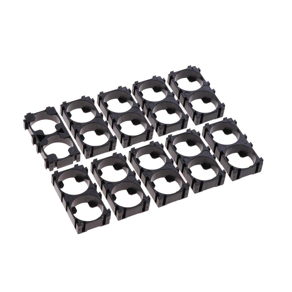 BNF 10pcs 18650 Battery Cell Spacer Radiating Shell Plastic Heat Black HolderRechargeable Batteries-image-17