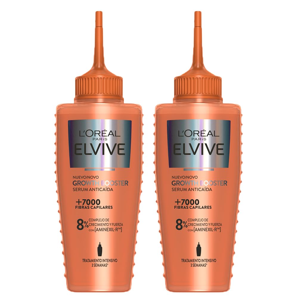 2 x L'Oréal Paris Elvive Growth Booster Serum Anticaída 102ml