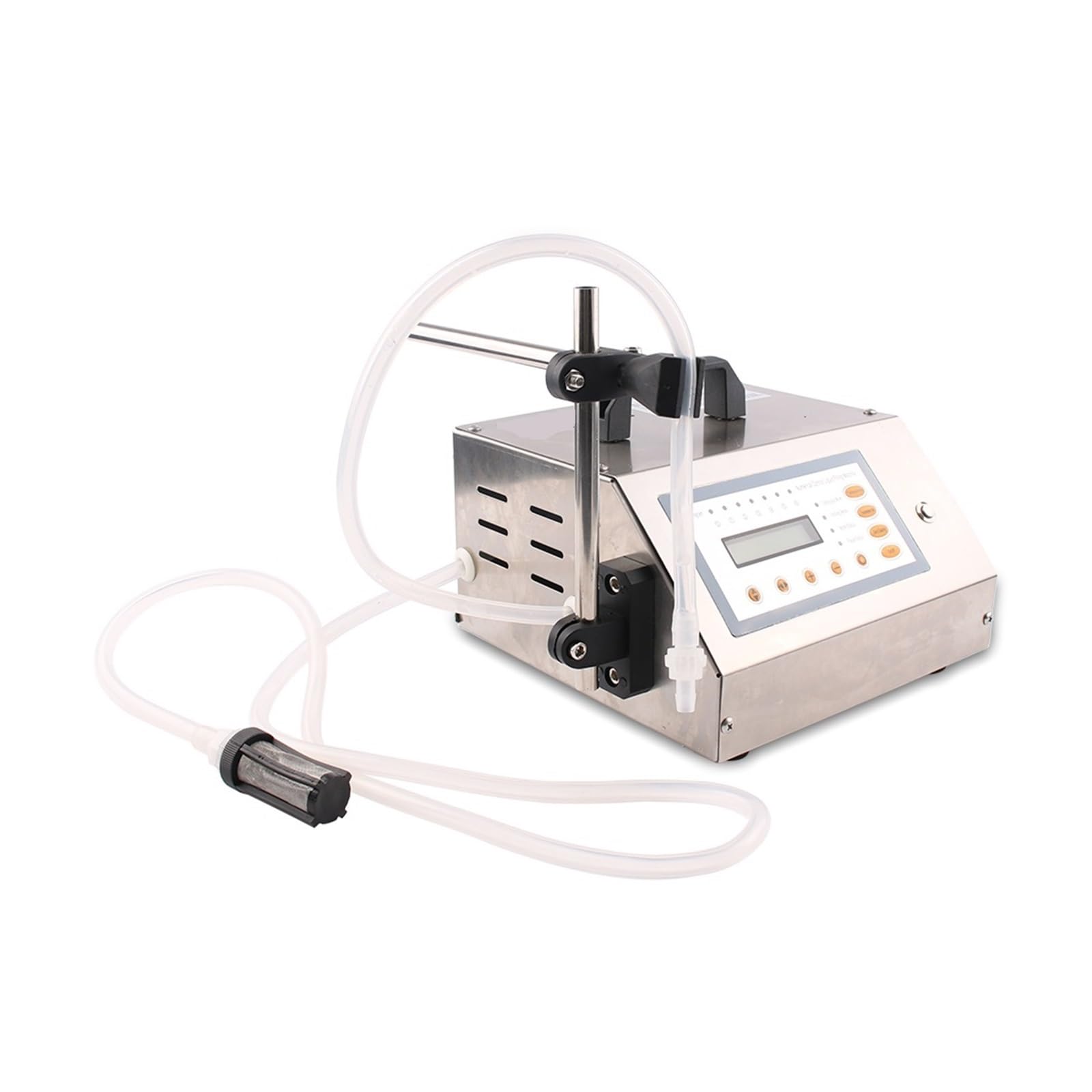 Digitale Steuerpumpe Flüssigkeitsfüllmaschine LCD-Display Mini Elektrischer Füller For Öl, Parfüm, Wasser, Softdrinks, Milchflaschen Präzise Effizient