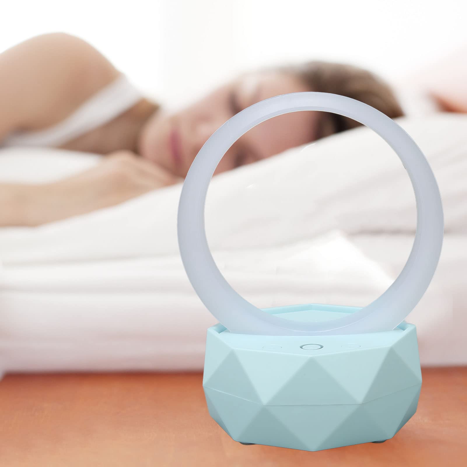 Night Light Speaker with RGB Lights Portable for Bedside
