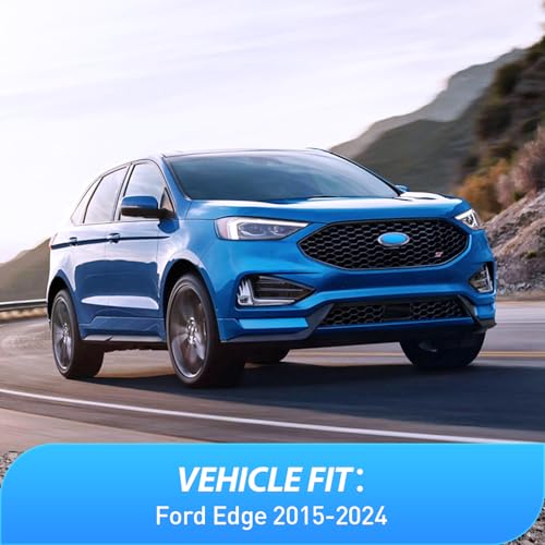 Image of Nilight Tape-On Window Visors for Ford Edge 2015-2024, 4PCS | Fits 2020 2021 2022 2023 2024 Ford Edge Window Deflectors for Fresh Air in Rainy Weather, Smoke Rain Guards