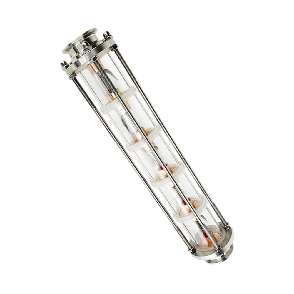 1 Satz Cu Blasenplatten Kolonnenbaugr. 2Zoll SS304 Flansche Glaslinse