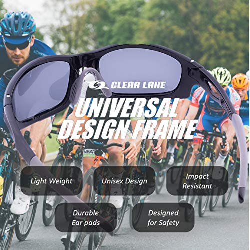 Clear Lake Mathew Polarized Sports Sunglasses for Men Women Fishing Running Hiking Running Cycling3