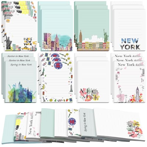 Blocs de notes adhésives New York City pour papeterie de Noël et bureau