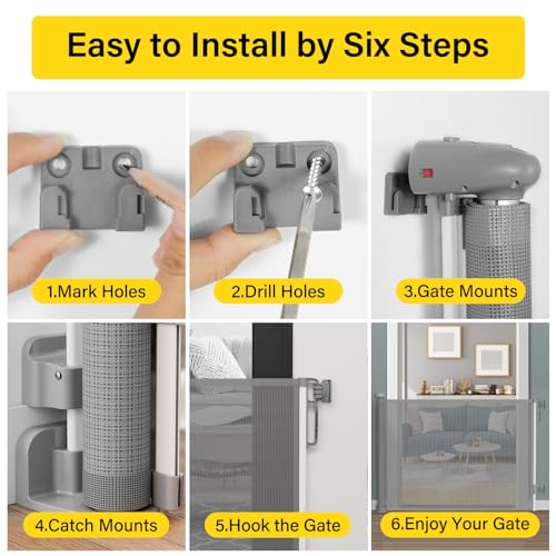 Retractable-Baby-Gates-for-Stairs-Dog-Gates-for-Doorways-Mesh-Baby-Gate-Extends-to-54-Wide-34-Tall-Pet-Gate-Indoor-Use-for-Hallways-Porch-Patio-Outdoor-Gray