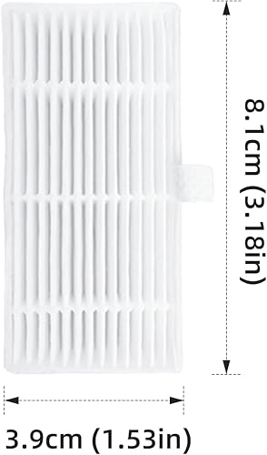 Miniatura 5 de Piezas de repuesto compatibles con MAMNV BR150 BR151, ZCWA BR150 BR151, MANVINS G20 Robot Aspiradora y Trapeador Accesorios Incluye 3 Filtros Hepa 3