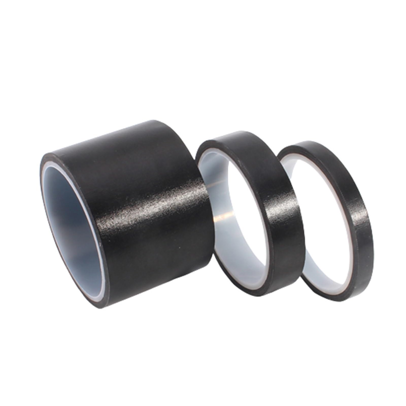DAVBIR Cinta Adhesiva Resistente a Altas temperaturas de 0,13mm y 300 Grados, máquina de Sellado de Aislamiento térmico, Cinta de PTFE Negra Perfection (Size : 10M-0.13mm, Color : 40mm)