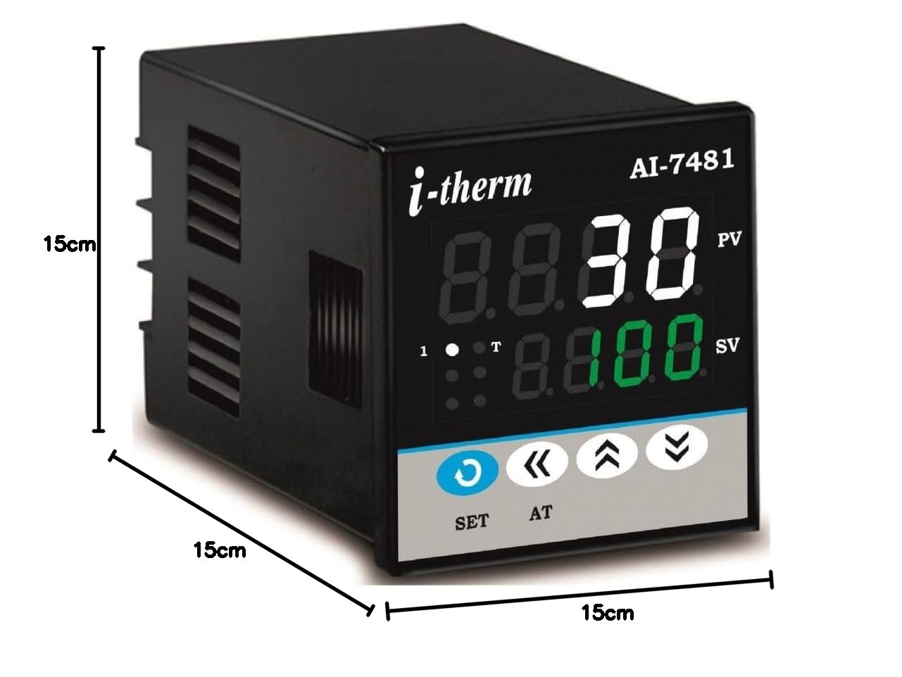 Dimensions of Generic AI-7481 PID Temperature Controller