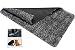 GDWorld Magic Clean Schmutzfangmatte Fußmatte 70 cm Schwarz-Weiss
