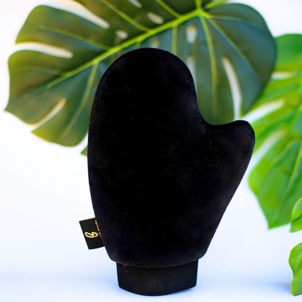 Bräunungshandschuh Beauty Luxe mit starkem Gummiband, wiederverwendbar und waschbar, für ein streifenfreies Finish