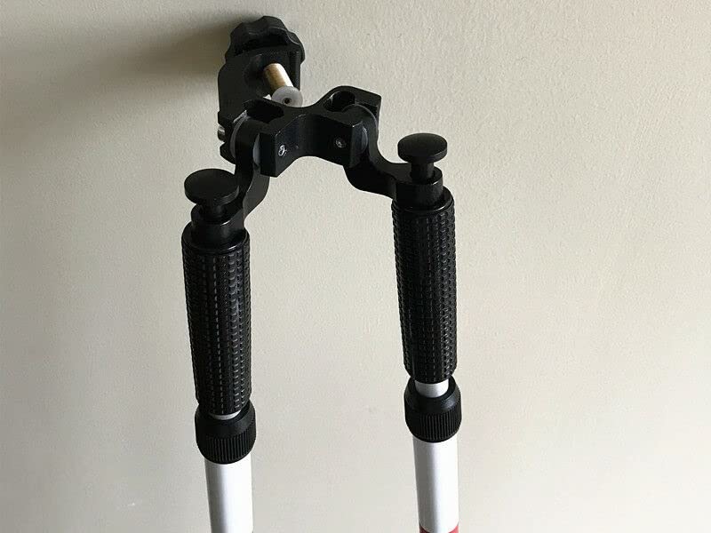 2 PCS Thumb Release BIPOD for Prism Pole Total Station GNSS Surveying