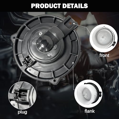 Image of 700054 Front AC Heater Blower Motor Fan Front Fit for Toyota Camry 2002 2003 2004 2005 2006, Sienna 2004 2005 2006 2007 2008 2009 2010, Solara 2004 2005 2006 2007 2008