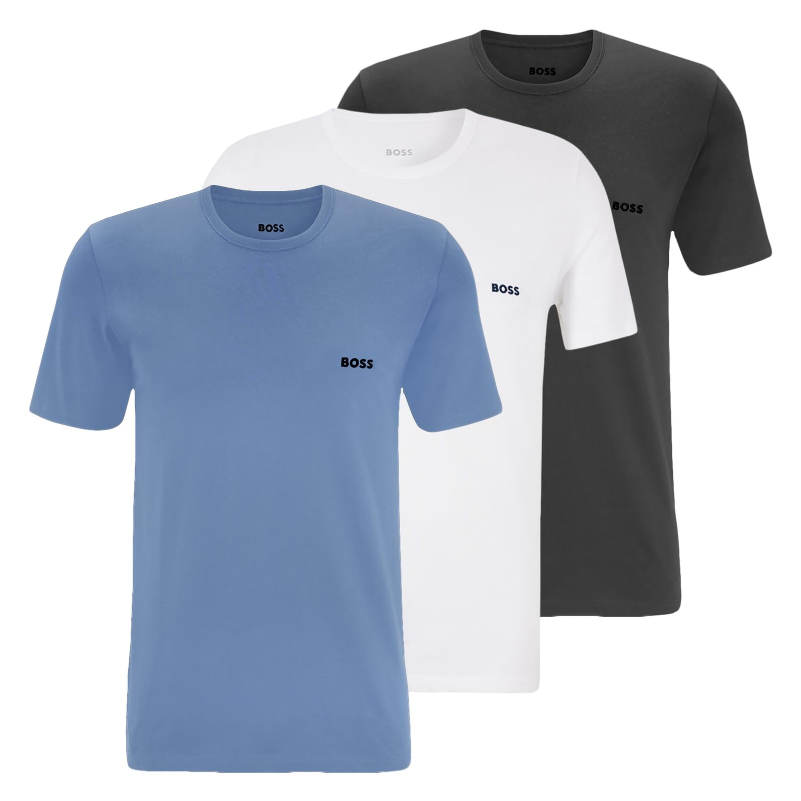 BOSS Herren T-shirt Rn 3p Co T-Shirt