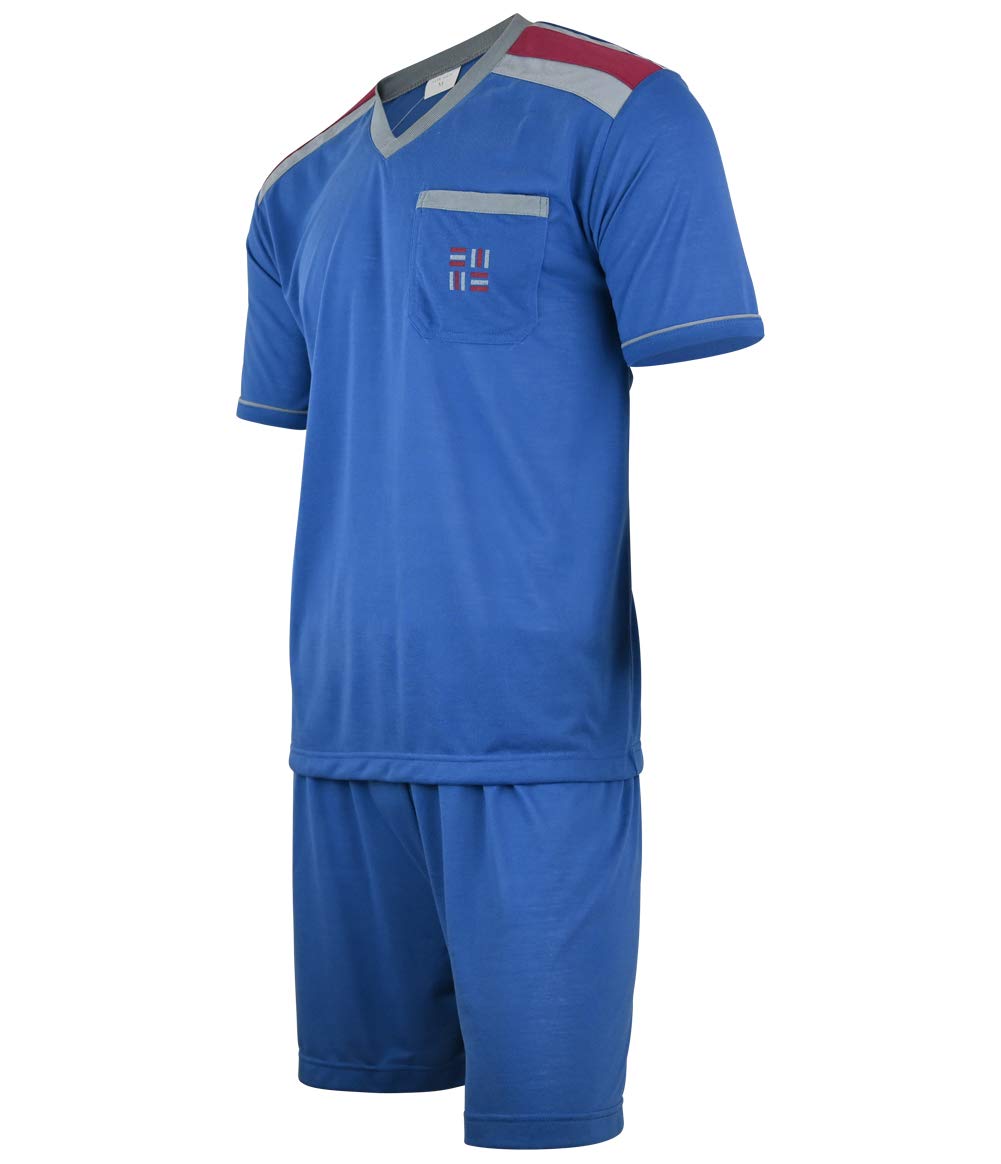 Soltice Men's Two-Piece Pyjamas, Short Pyjamas Set, Striped Sleepwear Made of 100% Cotton (M to 5XL)