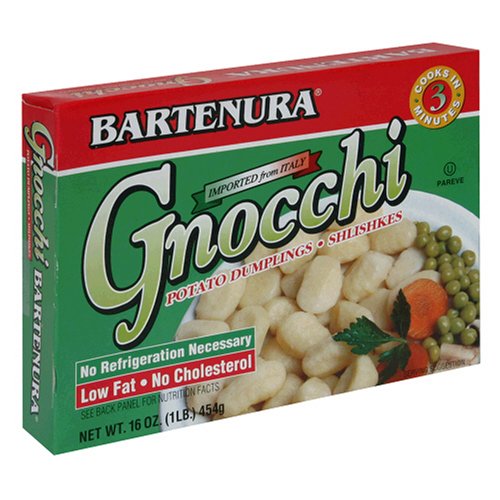 Bartenura, Gnocchi Potato Dumplings, 16-Ounce Boxes (Pack of 6)