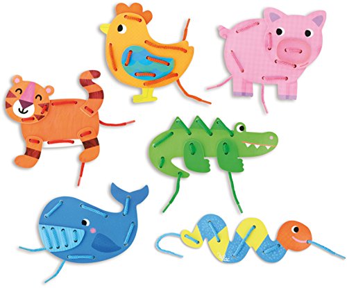 Vilac - 2476 - Jeu De Laçage Animaux