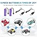 AMZZN 2PCS 3.7V 1000mAh Lipo Battery with USB Charging Cable RC Toy Car Battery SM-2P Plug for TB202 TB201 TM201 TM202 TC141 DE35 DE38 DE40 DE50 RC Cars, Trucks, Stunt Vehicles (2PCS Battery+2USB)