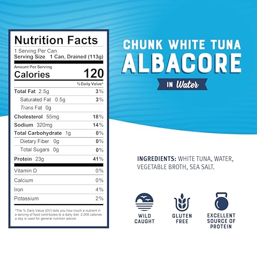 Image of Bumble Bee Chunk White Albacore Tuna in Water, 5 oz (Pack of 8)