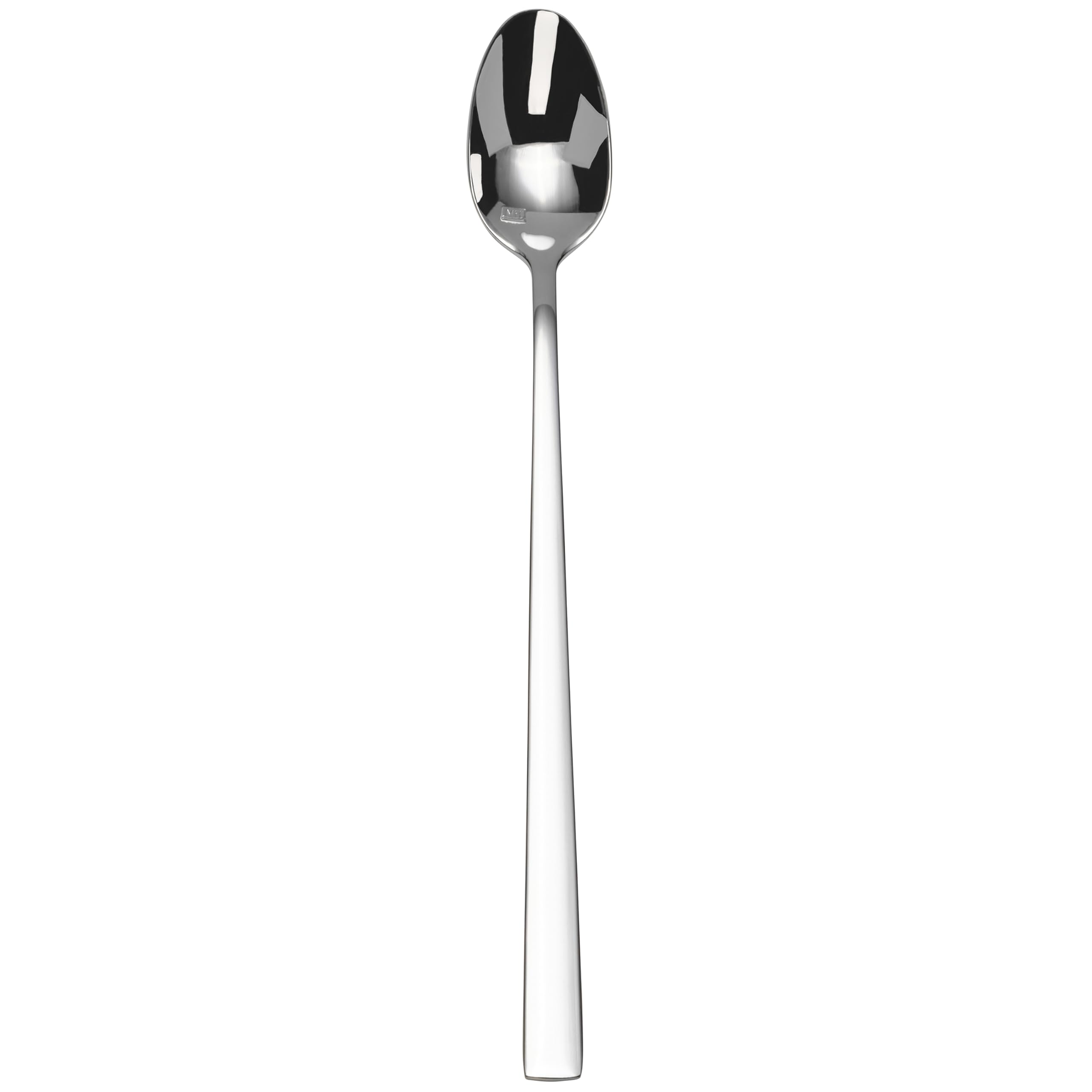 Leo Lot de 12 cuillères à thé glacé 18/10 finition miroir – Couverts lourds en acier inoxydable pour salle à manger, divertissement et utilisation quotidienne
