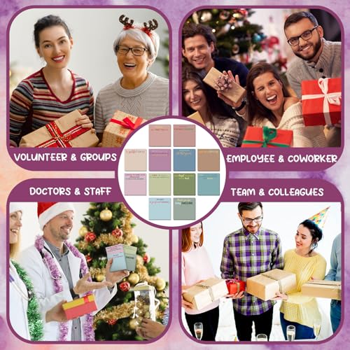 image for Yinder 48 Pcs Christmas Employee Appreciation Gifts Bulk 3'' x 3'' Ins