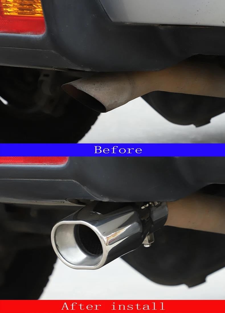 Auspuffblende Für Toyota FJ Cruiser 2007-2023 - Edelstahl Endrohr Blende Stil 3