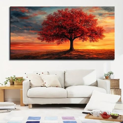 Toile arbre de vie style vintage classique peinture d'art mural de qualité