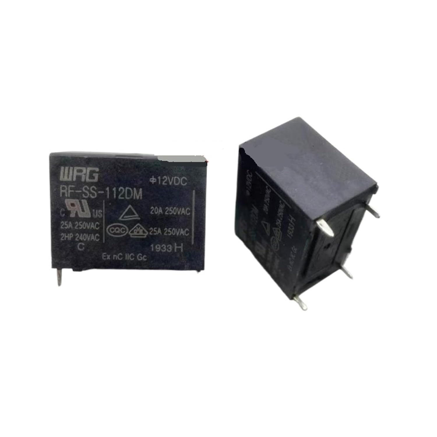 20pcs/lot Relay RF-SS-112DM 12VDC Air Conditioning Water Heater Relay 4pins 25A