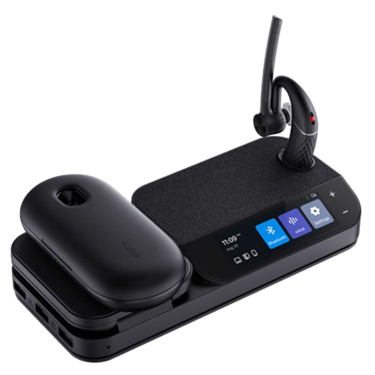 Yealink BH71 Workstation Pro Teams Certified Speaker and On Ear Bluetooth Headset BH71, Dongle, Charging Case, For Video / Mobile Phone Calls, Compatible with Zoom, UC Meet, Gold Support Plan, 1208654