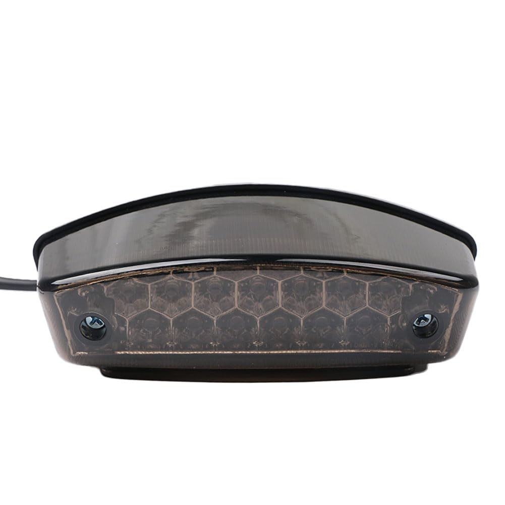 OQHAIR Motorcycle Taillight Motorcycle Tail Light Universal License Plate Rear Brake Lamp For H-ON-D-A For Suzuki For Ducati For Monster M1000 S4R S2R 400 620 900 Vesp