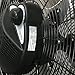 Hurricane Pro Series, 20 Inch High Velocity Heavy Duty Metal Orbital Floor Fan with 3 Adjustable Speed Settings and 360 Degree Oscillation, Black