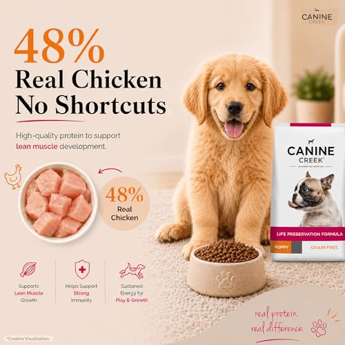 Image of Canine Creek Ultra Premium Puppy Dry Dog Food ,1.2Kg Pack