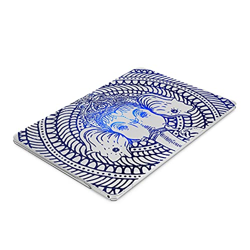 Lex Altern Hard Case Compatible With Macbook Air 13 Mac Pro 15 Inch Retina 12 11 2020 2019 2018 2017 Elephant Protective Cute Blue Laptop Cover Plastic Shell Graphic Ethnic Tribal Pattern Printed #TOP5