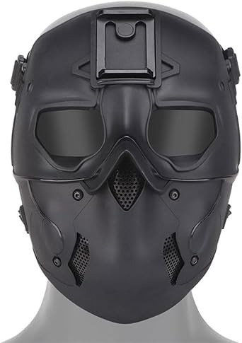 Samurai Ghost Mask Japanese Horror Demon Wearable Luminous Mask for Halloween Cosplay