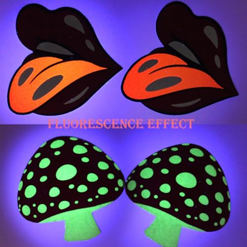 Image of Nipple Breast Covers Nipplecovers Rave Pasties Adhesive Bra Disposable 10Pair