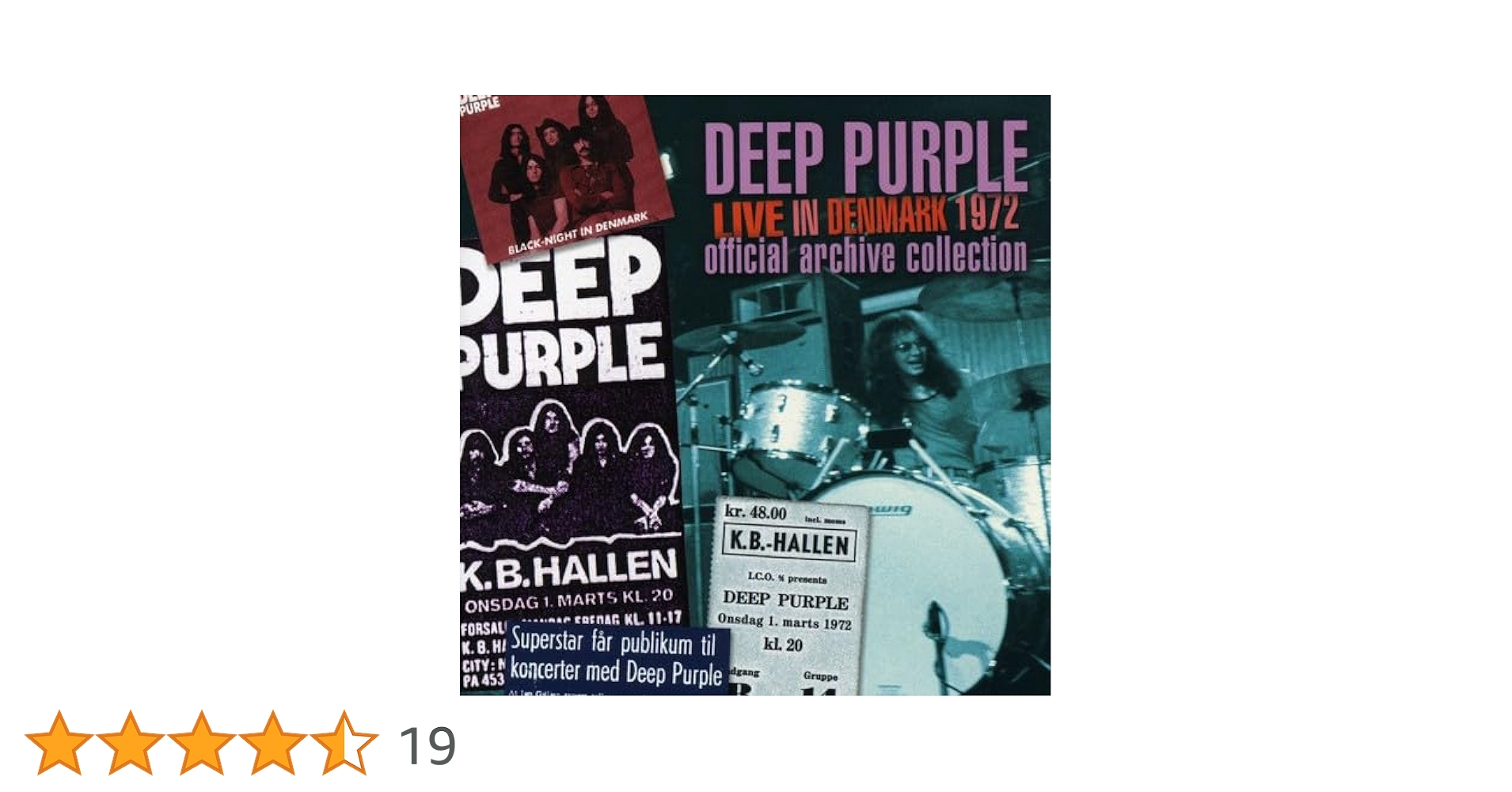 ディープ・パープル　ライヴ・イン・コペンハーゲン 1972 DVD+2CD　新品 ディープ・パープル ライヴ・イン・コペンハーゲン 1972 DVD+2CD