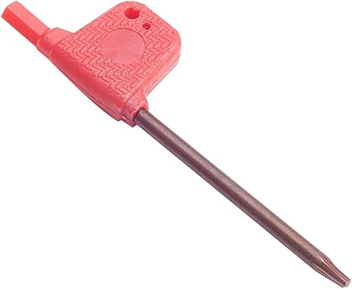 Utoolmart Destornillador Torx, llave inglesa T8 S2 con mango de bandera de estrella, 10 unidades