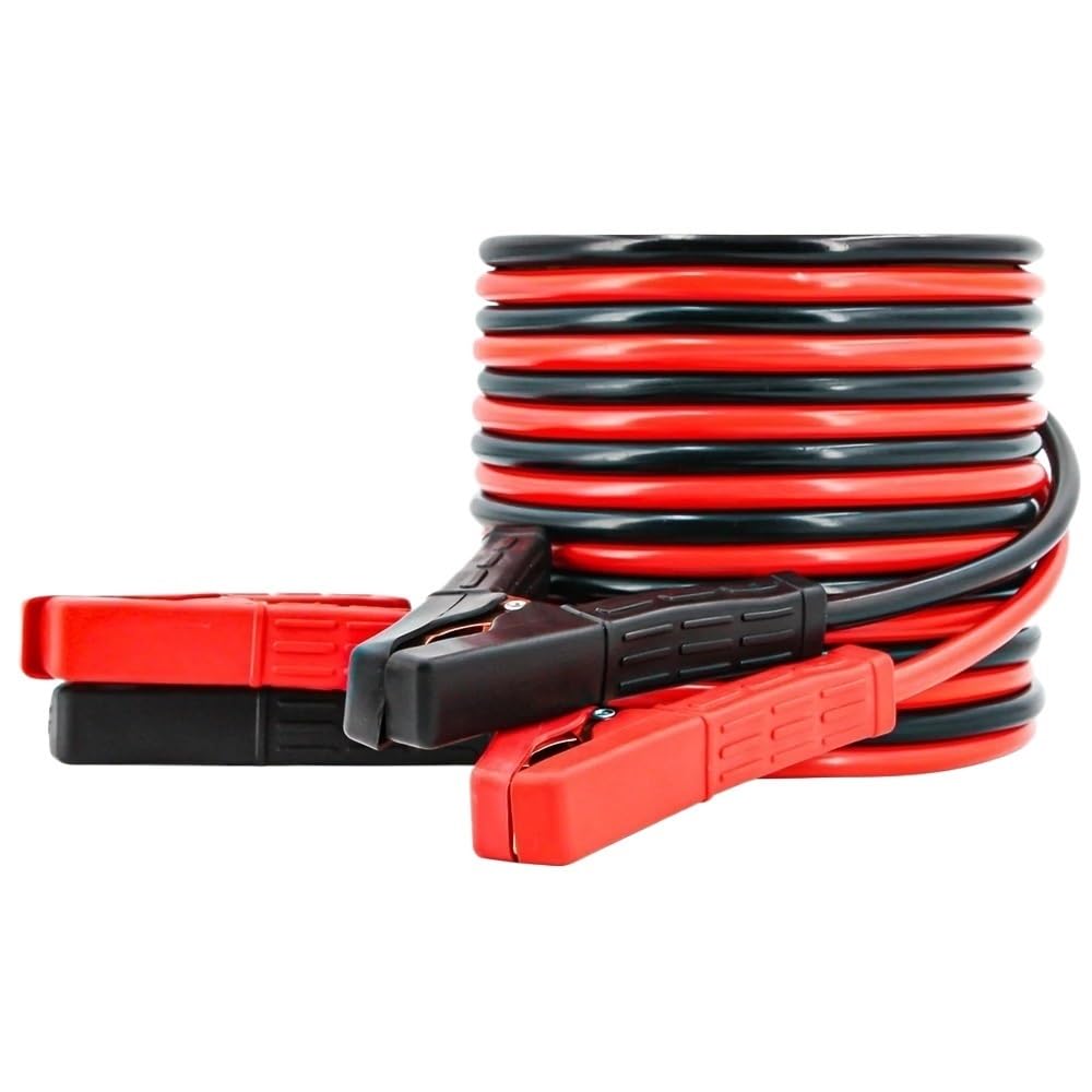 Cavi di avviamento for batteria auto ad alta resistenza, 4 m, 2500 A, cavi di avviamento, cavi di avviamento adatti for auto, furgoni, camion, linea di avviamento, cavo in rame(2000A with bag)
