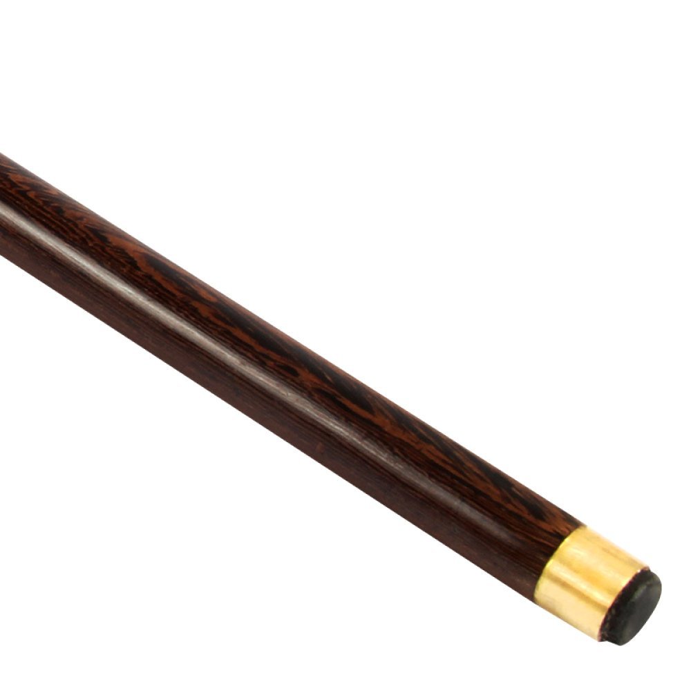 Bastón de madera con muletas de anciano, madera de secoya para uso en exteriores, mango redondo para caballero