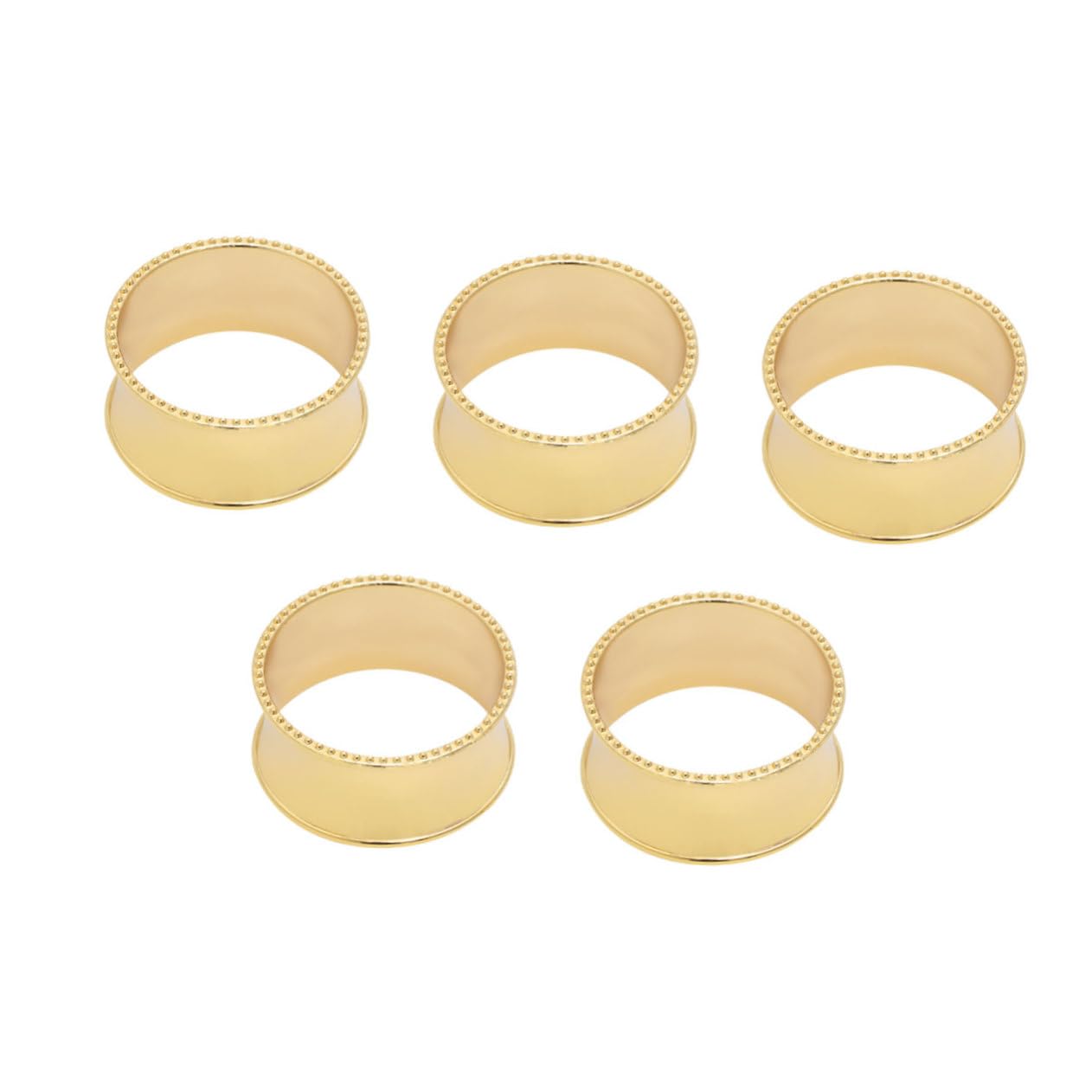 Ciieeo 3 Set Di Porta Tovaglioli in Acciaio Inossidabile Per Tavolo Super Organizzatore Porta Tovaglioli Da Cena Con Perline Lucide Per Matrimoni Cene E Feste 5 Pezzi * 3