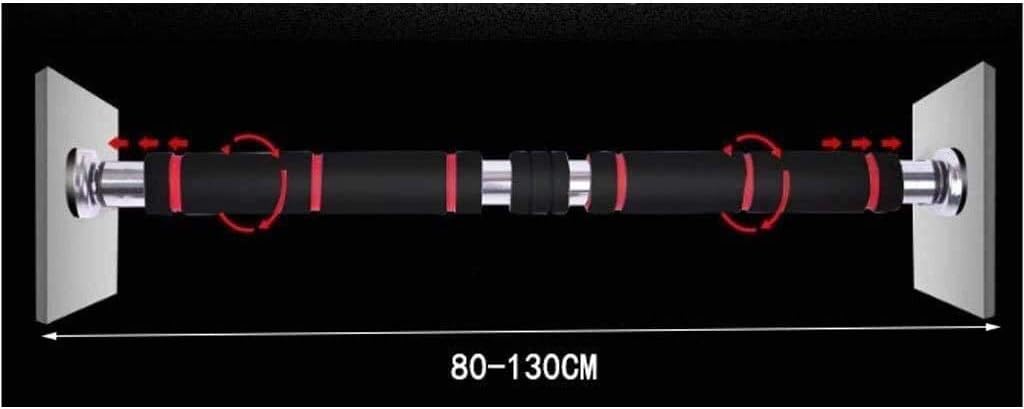 1 Pcs Chin Pull Up Bar for Doorway Adjustable Horizontal Bar Home Indoor Fitness Exercise Equipment