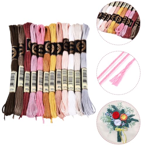 Image of 105 Yards Embroidery Variegated Floss for Hand Sewing Making