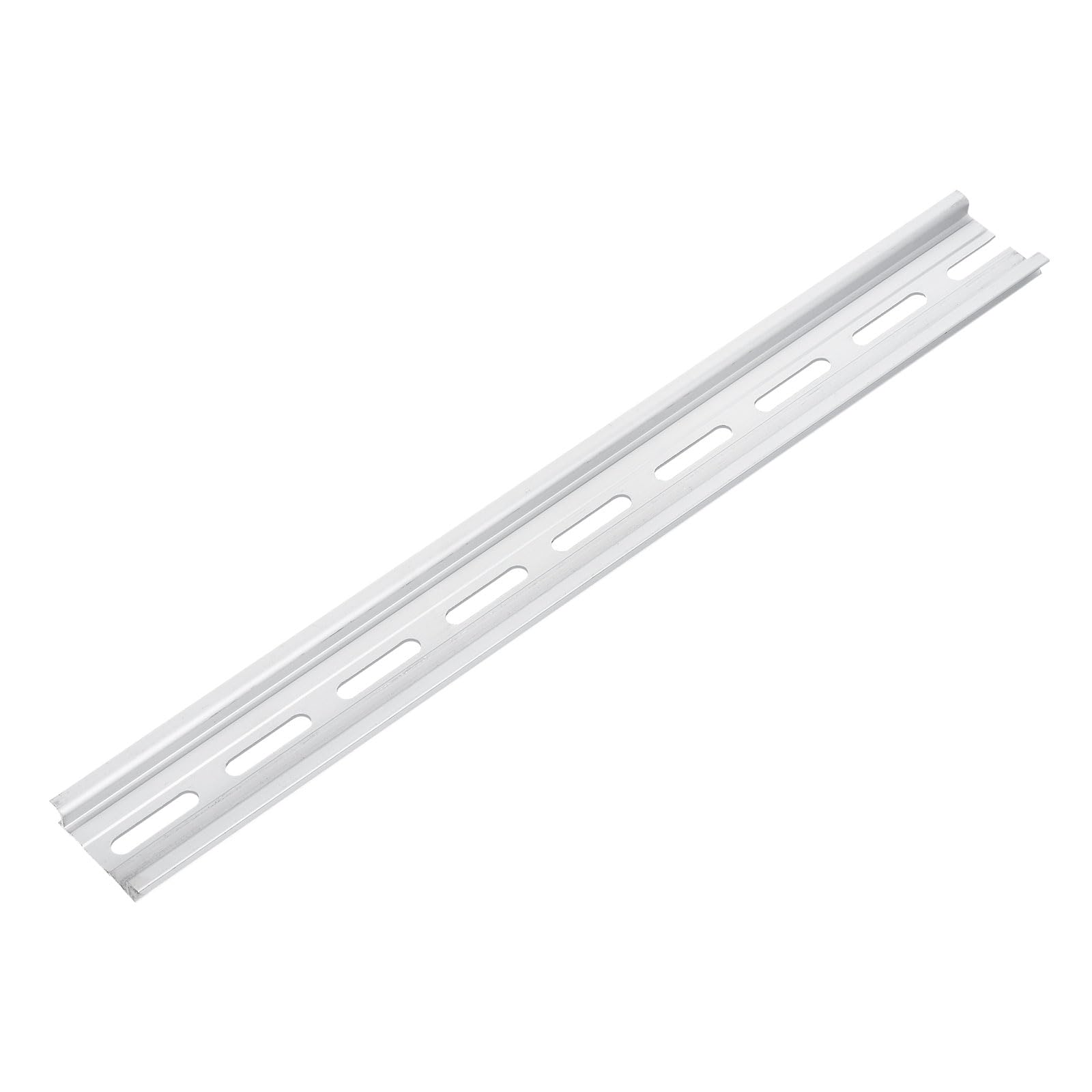 QUARKZMAN Aluminiowa szyna montażowa DIN szyna montażowa 12 cali x 1,4 cala x 0,3 cala do instalacji sprzętu, 1 szt