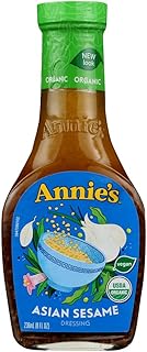 Annie's Naturals Asian Sesame Dressing 8 Oz (Pack of 6)