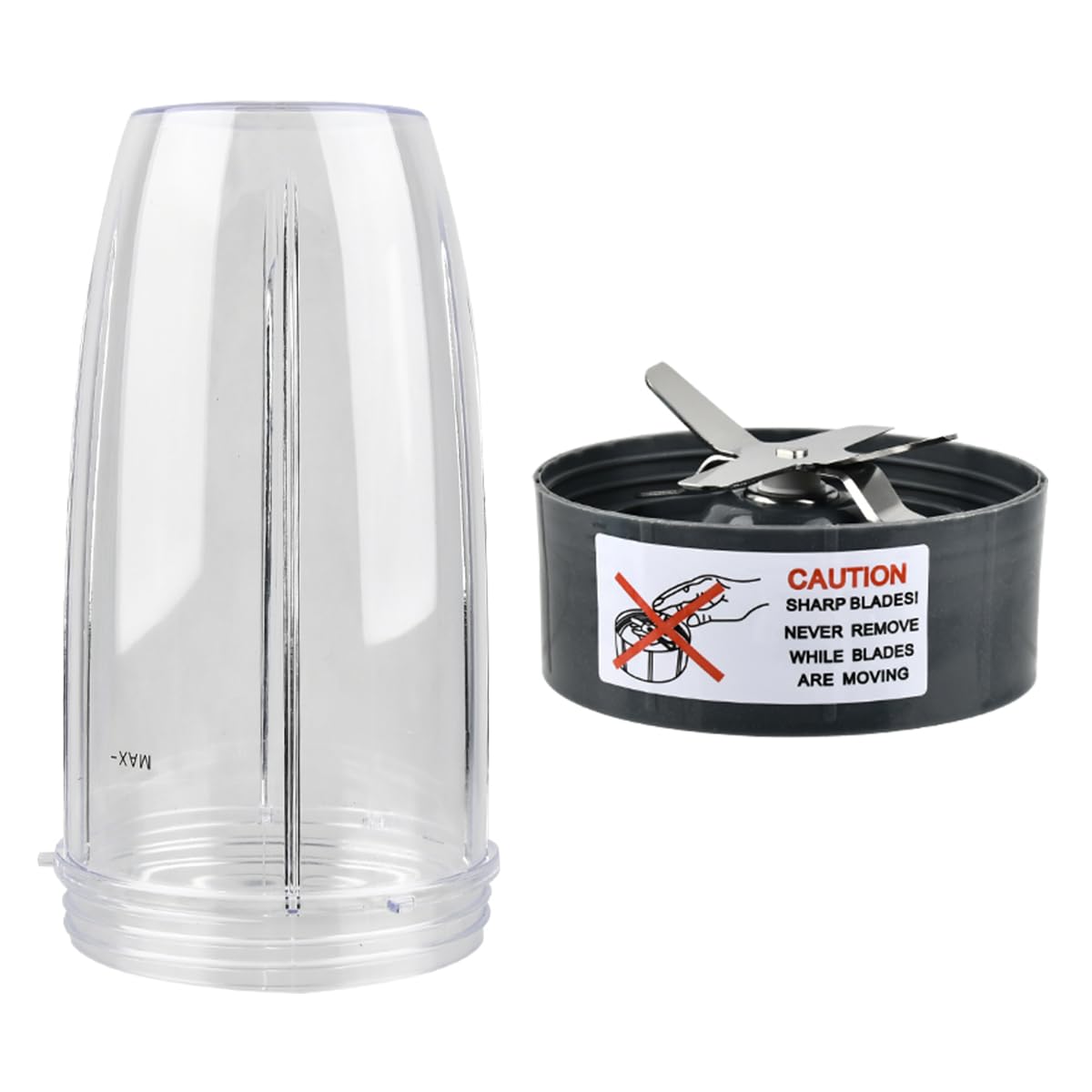 Blender Replacement 32OZ Cups and Extractor Blade for Compatible with 900W/600W Series,Blender Accessories for Compatible with Replacement Parts