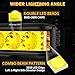Auxbeam 5in 68W Offroad Driving Lights+ Auxbeam 12000LM Bright 5x7 in Headlights, 7x6 Led Headlights with DRL Turn Signal High Low Beam