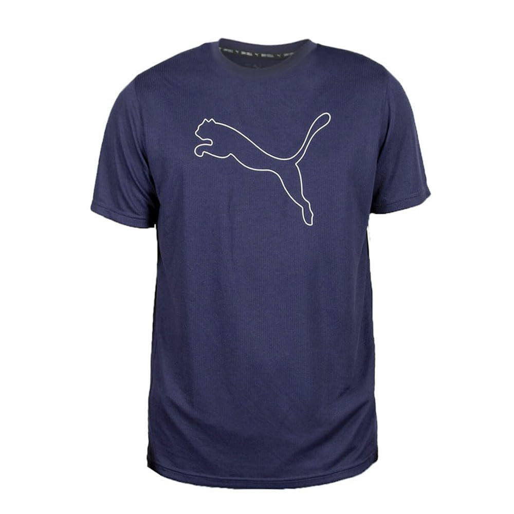 Puma Men's Peacoat Performance Cat Tee T-Shirt, Xl