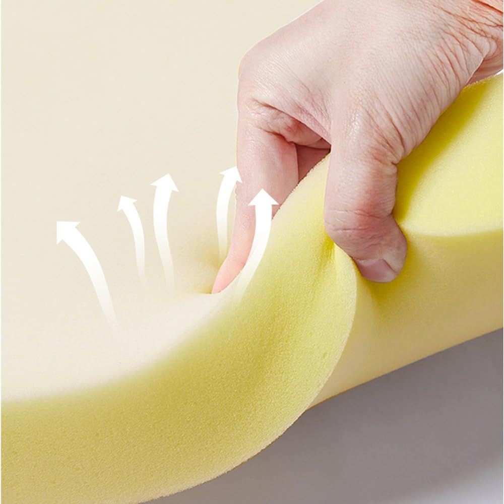 Plancha de Espuma a Medida, Cojín Cuadrado de Espuma, 35D Alta Densidad, Plancha de Espuma para Cojines, Sofás y Acolchado en Poliuretano Expandido (Espesor 10-100x40cm)
